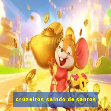 cruzeiros saindo de santos